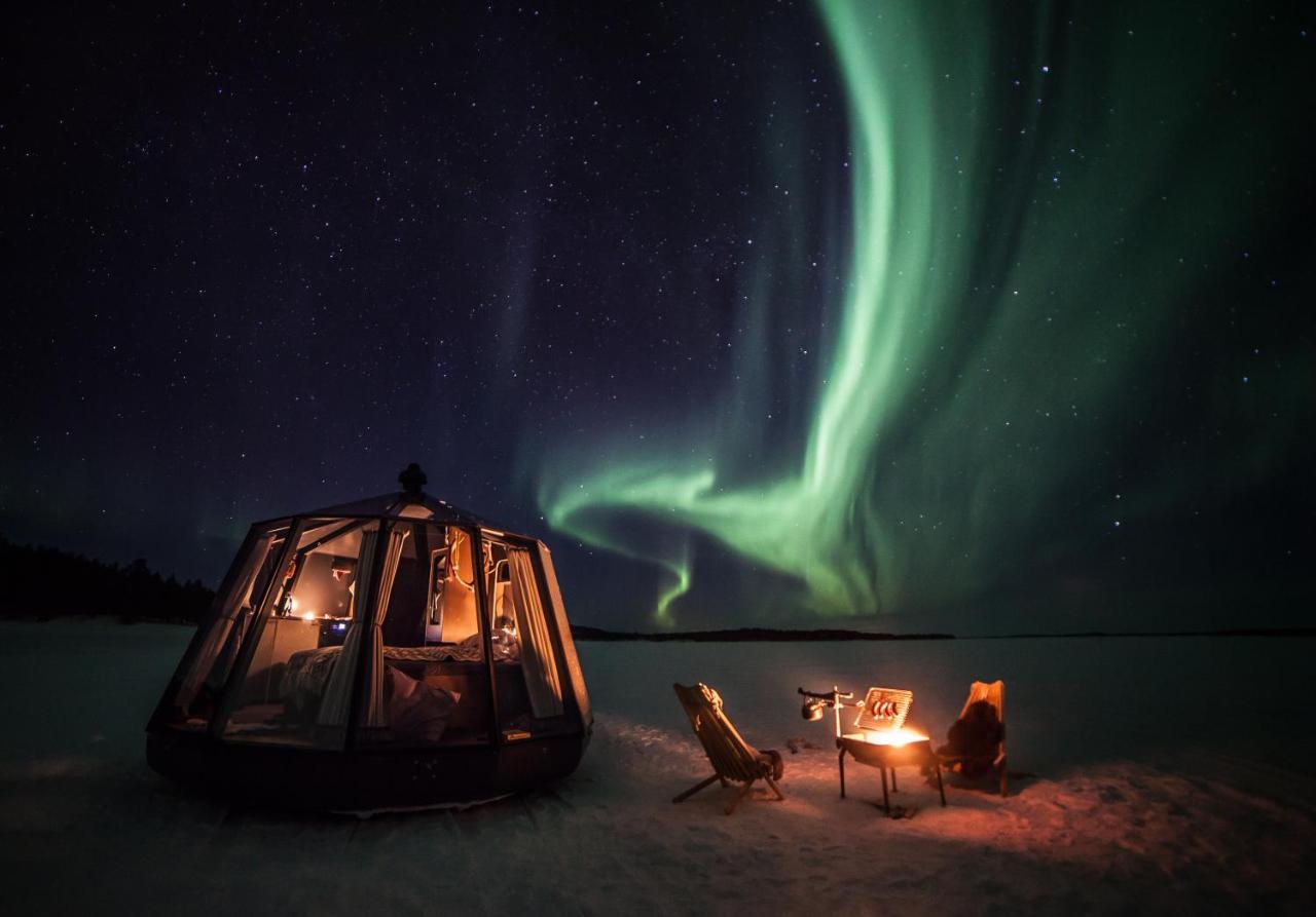 Vikajaervi Lake View Experience Igloos Rovaniemi Ngoại thất bức ảnh